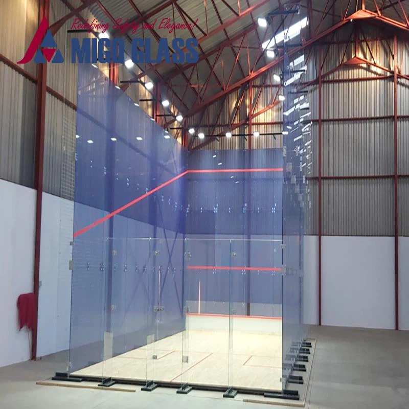 Impact-resistant Squash Court Glass